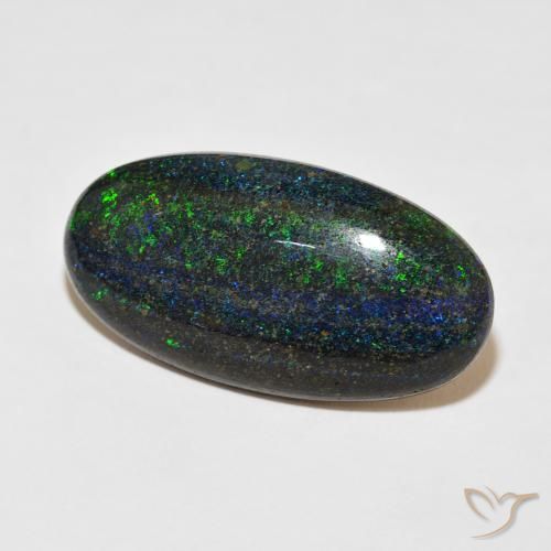Opala Matriz Multicolorido Natural 29.48ct, oval, Opaco