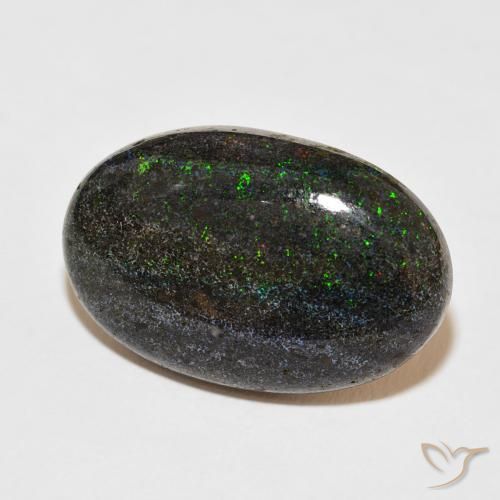Opala Matriz Multicolorido Natural 18.98ct, oval, Opaco