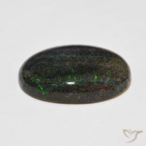 Opala Matriz Multicolorido Natural 18.98ct, oval, Opaco