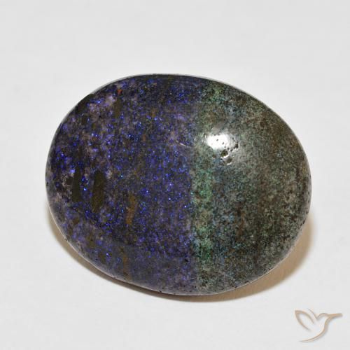 Opala Matriz Multicolorido Natural 24.43ct, oval, Opaco
