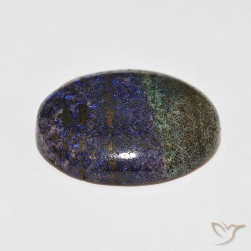 Opala Matriz Multicolorido Natural 24.43ct, oval, Opaco