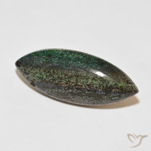 Opala Matriz Multicolorido Natural 17.31ct, Marquesa, Opaco