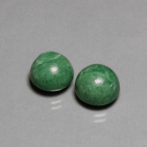 Pedras preciosas de maw-sit-sit verde natural de  ct, corte redondo, opaco