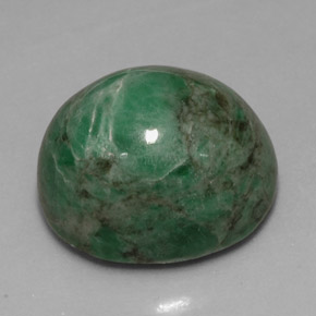 Maw-sit-sit verde natural 11,79ct, corte oval, opaco