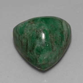 Maw-sit-sit verde natural 13,35ct, trillion, opaco