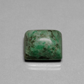 Maw-sit-sit verde natural 13,00ct, baguete, opaco