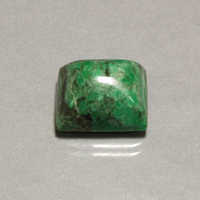 Maw-sit-sit verde natural 13,48ct, baguete, opaco