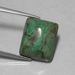 Maw-sit-sit verde natural 9,99ct, baguete, opaco