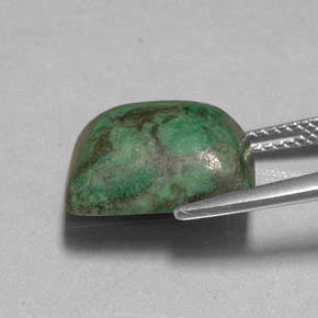 Maw-sit-sit verde natural 9,99ct, baguete, opaco