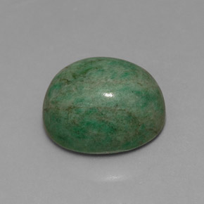 Maw-sit-sit verde natural 9,19ct, corte oval, opaco