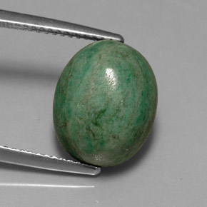 Maw-sit-sit verde natural 9,19ct, corte oval, opaco
