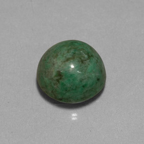 Maw-sit-sit Verde Natural 7,15ct, Corte Redondo, Opaco