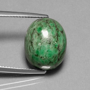 Maw-Senta-Senta Verde Natural 15.05ct, Corte Oval, Opaco