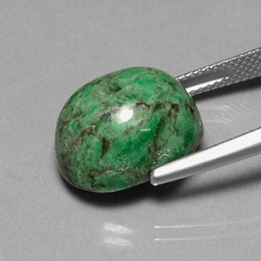 Maw-Senta-Senta Verde Natural 15.05ct, Corte Oval, Opaco