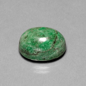 Maw-sit-sit verde natural 11,30ct, corte oval, opaco