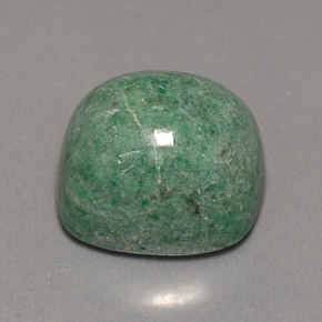 Maw-sit-sit verde natural 9,50ct, almofada cortada, opaco
