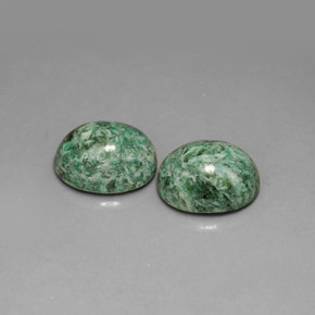 Pedras preciosas de maw-sit-sit verde natural de  ct, corte oval, opaco