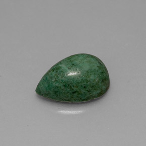 Maw-sit-sit verde natural 3,13ct, formato de pêra, opaco