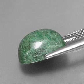 Maw-sit-sit verde natural 6,75ct, almofada cortada, opaco