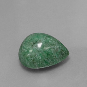 Maw-sit-sit verde natural 5,20ct, formato de pêra, opaco