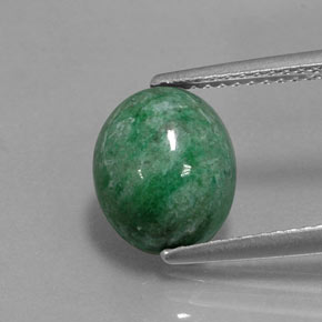 Maw-sit-sit Verde Natural 3,61ct, Formato de coração, Opaco
