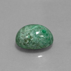 Maw-sit-sit verde natural 3,14ct, corte oval, opaco