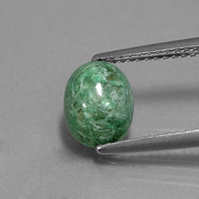 Maw-Senta-Senta Verde Natural 1.85ct, Corte Oval, Opaco