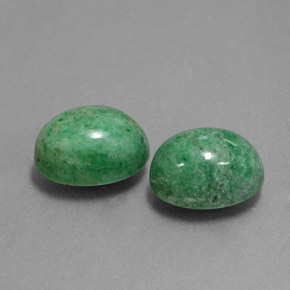 Pedras preciosas de maw-sit-sit verde natural de  ct, corte oval, opaco