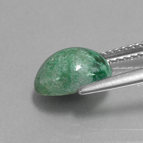 Maw-sit-sit verde natural 2,22ct, corte oval, opaco