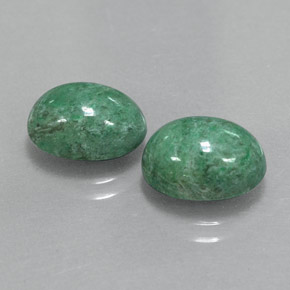 Pedras preciosas de maw-sit-sit verde natural de  ct, corte oval, opaco