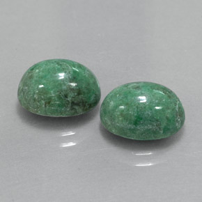 Pedras preciosas de maw-sit-sit verde natural de  ct, corte oval, opaco