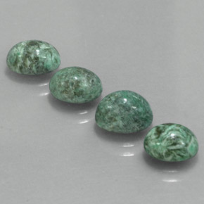 Pedras preciosas de maw-sit-sit verde natural de  ct, corte oval, opaco