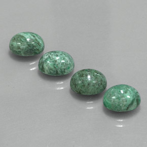 Pedras preciosas de maw-sit-sit verde natural de  ct, corte oval, opaco