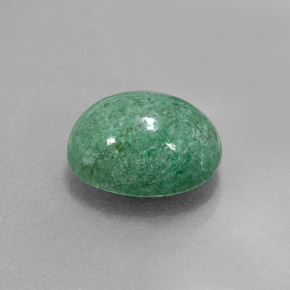 Maw-sit-sit verde natural 3,74ct, corte oval, opaco