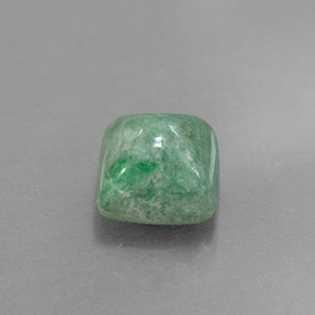 Maw-sit-sit verde natural 2,13ct, quadrado, opaco