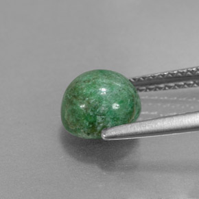Maw-sit-sit verde natural 1,79ct, corte redondo, opaco