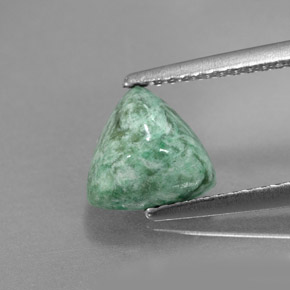 Maw-Senta-Senta Verde Natural 1.87ct, Trilhão, Opaco