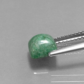 Maw-sit-sit verde natural 1,51ct, quadrado, opaco