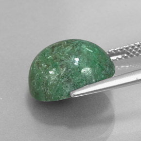 Maw-Senta-Senta Pinho Verde Pálido Natural 7.20ct, Corte Oval, Opaco