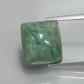 Maw-sit-sit verde natural 6,10ct, baguete, opaco
