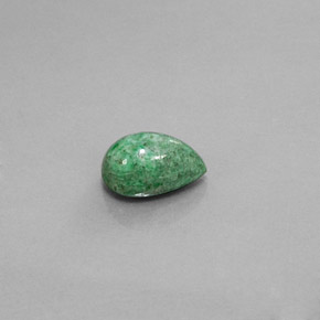 Maw-sit-sit verde natural 3,83ct, formato de pêra, opaco