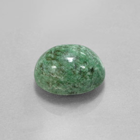 Maw-sit-sit verde natural 3,47ct, corte oval, opaco