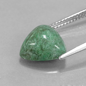 Maw-sit-sit verde natural 4,64ct, trillion, opaco