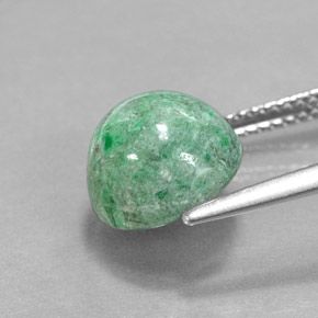 Maw-Senta-Senta Verde Natural 5.47ct, Corte Redondo, Opaco
