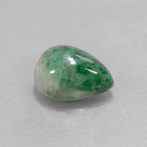Maw-Senta-Senta Verde Natural 3.94ct, Formato de pêra, Opaco