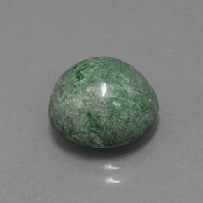 Maw-sit-sit Verde médio Natural 6,62ct, Corte Redondo, Opaco