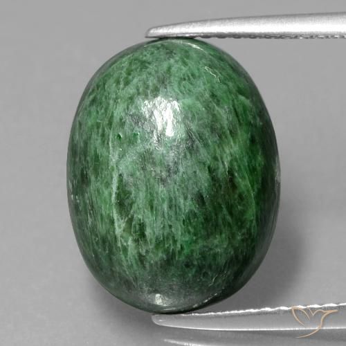 11.05ct Natural verde escuro Maw-Senta-Senta, oval, Opaco