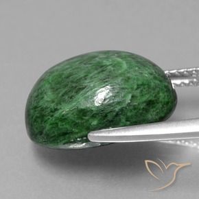 Maw-Senta-Senta verde escuro Natural 11.05ct, oval, Opaco