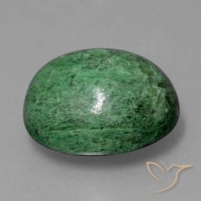 Maw-Senta-Senta verde pinho Natural 12.12ct, oval, Opaco