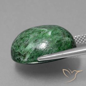 Maw-Senta-Senta Verde médio Natural 14.02ct, oval, Opaco